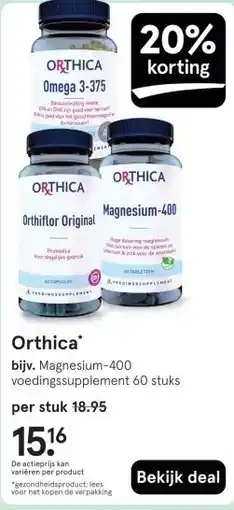 Etos Orthica aanbieding