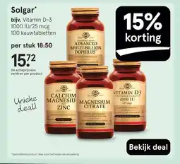 Etos Solgar aanbieding