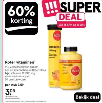 Etos Roter vitaminen aanbieding