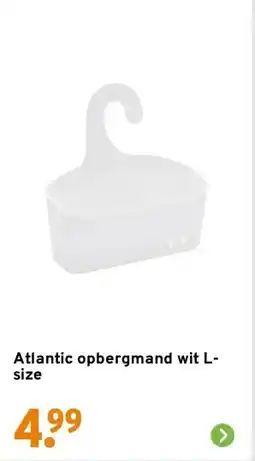 GAMMA Atlantic opbergmand wit L-size aanbieding