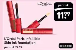 Etos L'Oréal Paris Infaillible Skin Ink foundation aanbieding