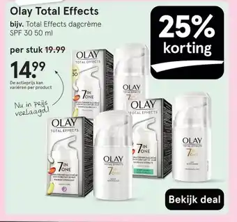 Etos Olay Total Effects aanbieding