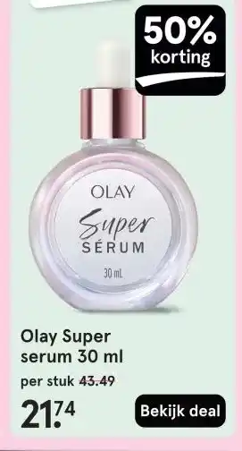 Etos Olay Super serum 30 ml aanbieding