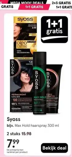 Etos Syoss aanbieding