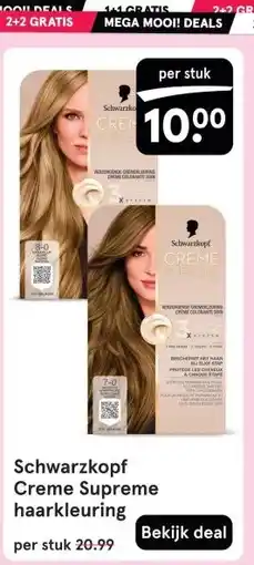 Etos Schwarzkopf Creme Supreme haarkleuring aanbieding