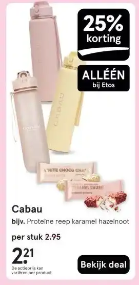 Etos Cabau aanbieding