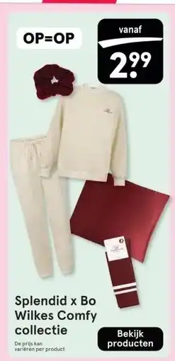 Etos Splendid x Bo Wilkes Comfy aanbieding
