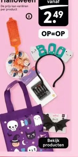 Etos Halloween aanbieding