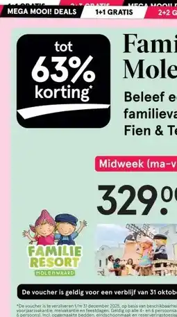Etos Familie Resort Molenwaard. aanbieding
