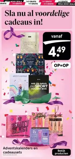 Etos Adventskalenders en cadeausets aanbieding