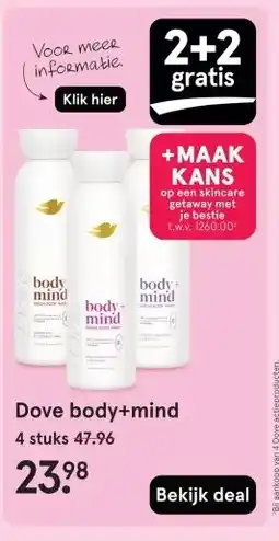Etos Dove body+mind aanbieding