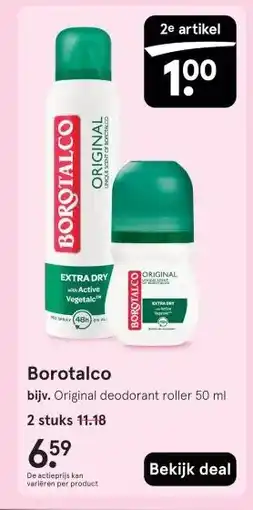Etos Borotalco aanbieding