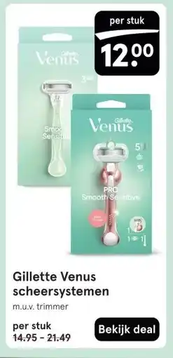 Etos Gillette Venus scheersystemen aanbieding