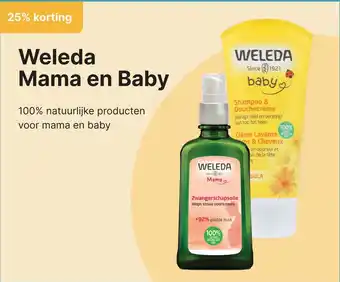 De Online Drogist Weleda Mama en Baby aanbieding