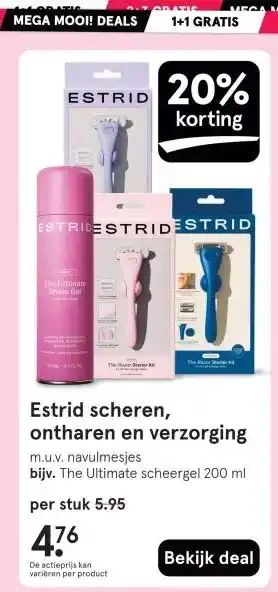 Etos Estrid scheren, ontharen en verzorging aanbieding