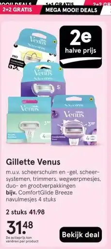 Etos Gillette Venus aanbieding