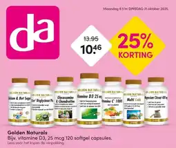 DA Golden Naturals aanbieding