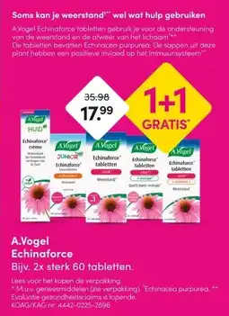 DA A.Vogel Echinaforce aanbieding