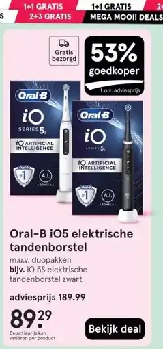 Etos Oral-B i05 elektrische tandenborstel aanbieding