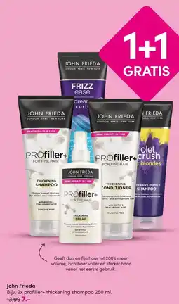 DA John Frieda aanbieding