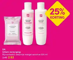 DA DA Intiem verzorging aanbieding