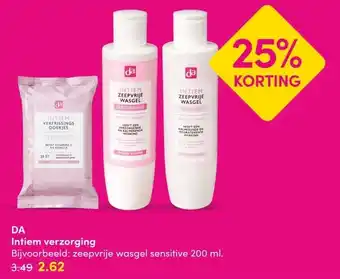 DA DA Intiem verzorging aanbieding