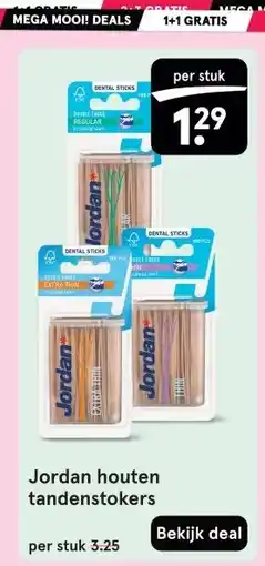 Etos Jordan houten tandenstokers aanbieding