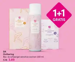 DA DA Ontharing aanbieding
