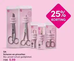 DA DA Scharen en pincetten aanbieding