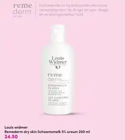 DA Louis widmer Remederm dry skin lichaamsmelk 5% ureum aanbieding