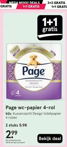 Etos Page wc-papier 4-rol aanbieding