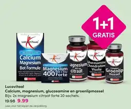 DA Lucovitaal Calcium, magnesium, glucosamine en groenlipmossel aanbieding