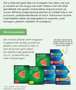 DA Nicotine pleisters aanbieding