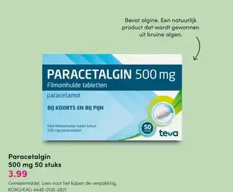 DA Paracetalgin 500 mg aanbieding
