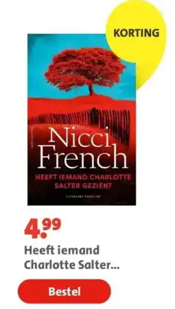 Bruna Heeft iemand Charlotte Salter gezien? aanbieding