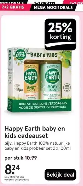 Etos Happy Earth baby en kids cadeauset aanbieding