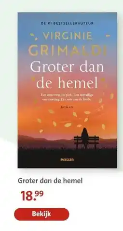 Bruna Groter dan de hemel aanbieding