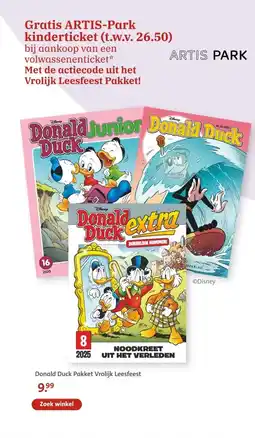 Bruna Donald Duck Pakket Vrolijk Leesfeest aanbieding