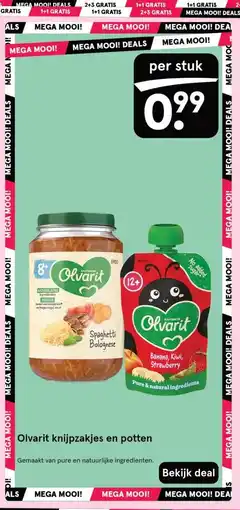 Etos Olvarit knijpzakjes en potten aanbieding