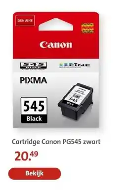 Bruna Cartridge Canon PG545 zwart aanbieding