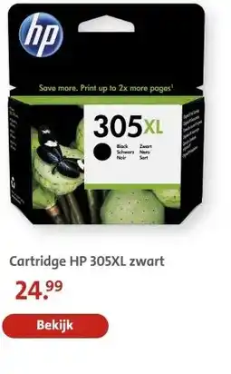 Bruna Cartridge HP 305XL zwart aanbieding