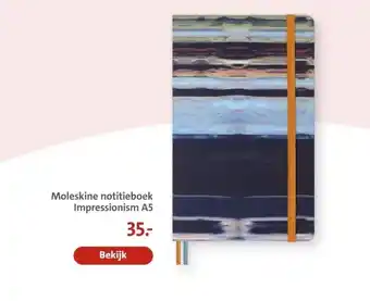 Bruna Moleskine notitieboek Impressionism aanbieding