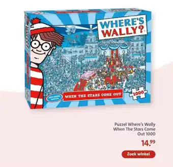 Bruna Puzzel Where's Wally When The Stars Come Out 1000 aanbieding