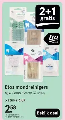 Etos Etos mondreinigers aanbieding
