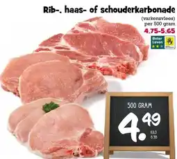 Boon`s Markt Rib-, haas- of schouderkarbonade aanbieding