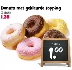 Boon`s Markt Donuts met gekleurde topping aanbieding