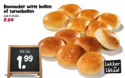 Boon`s Markt Boonacker witte bollen of tarwebollen aanbieding