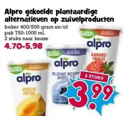 Boon`s Markt Alpro gekoelde plantaardige alternatieven op zuivelproducten aanbieding