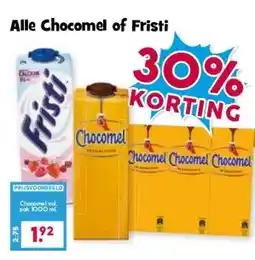 Boon`s Markt Alle Chocomel of Fristi aanbieding