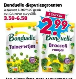 Boon`s Markt Bonduelle diepvriesgroenten aanbieding